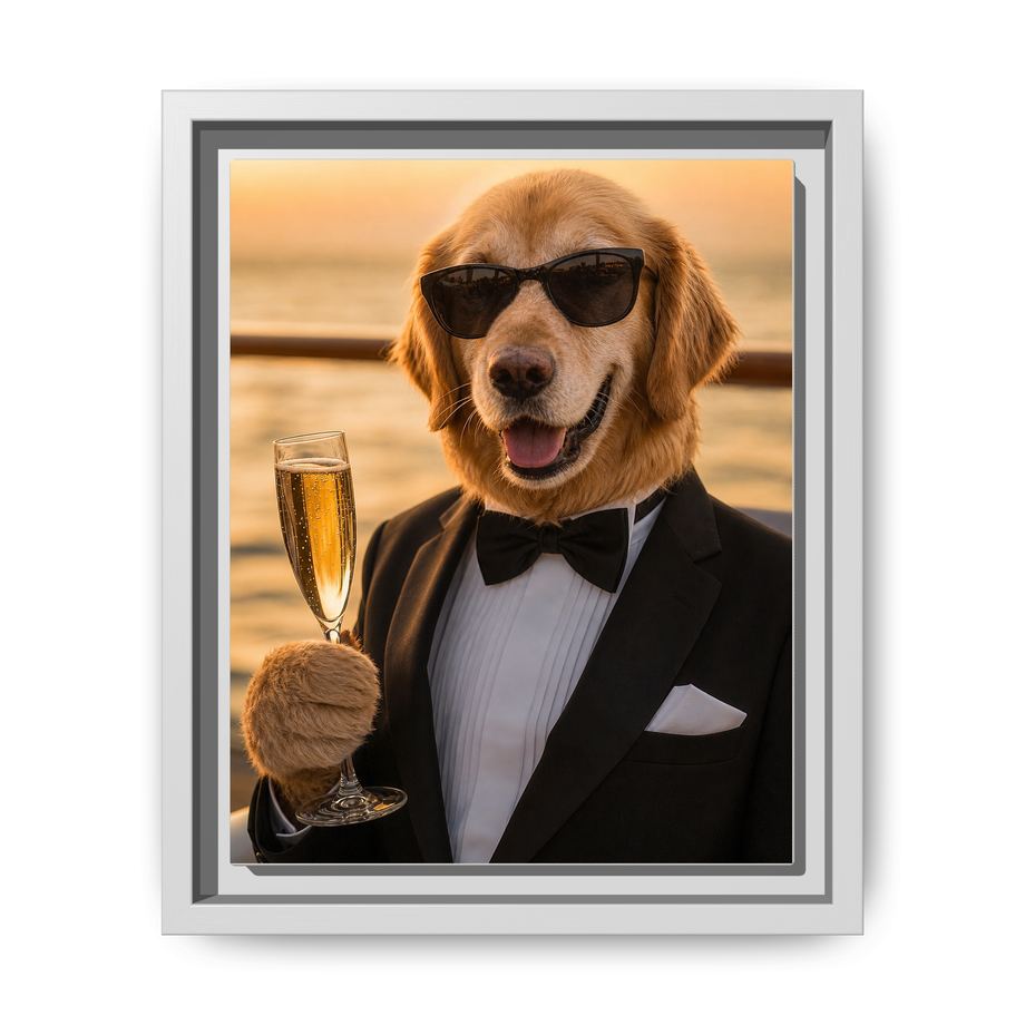 Framed 8x10 White front