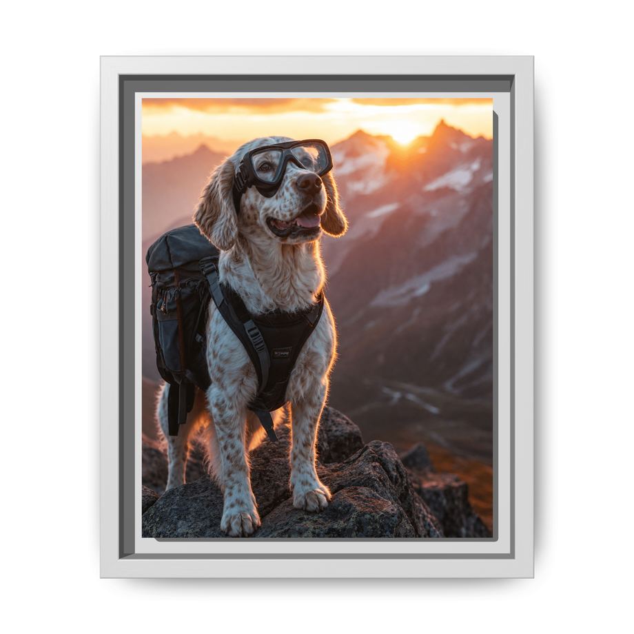 Framed 8x10 White front
