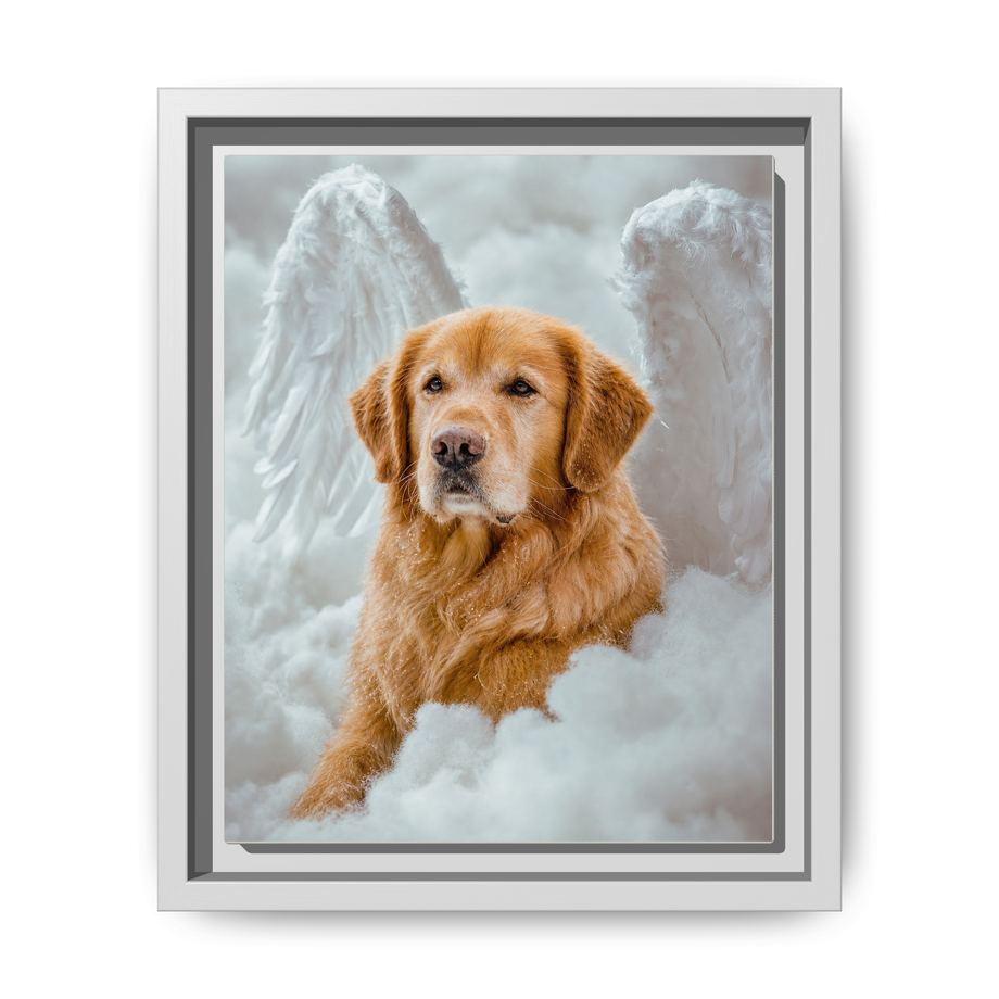 Framed 8x10 White front