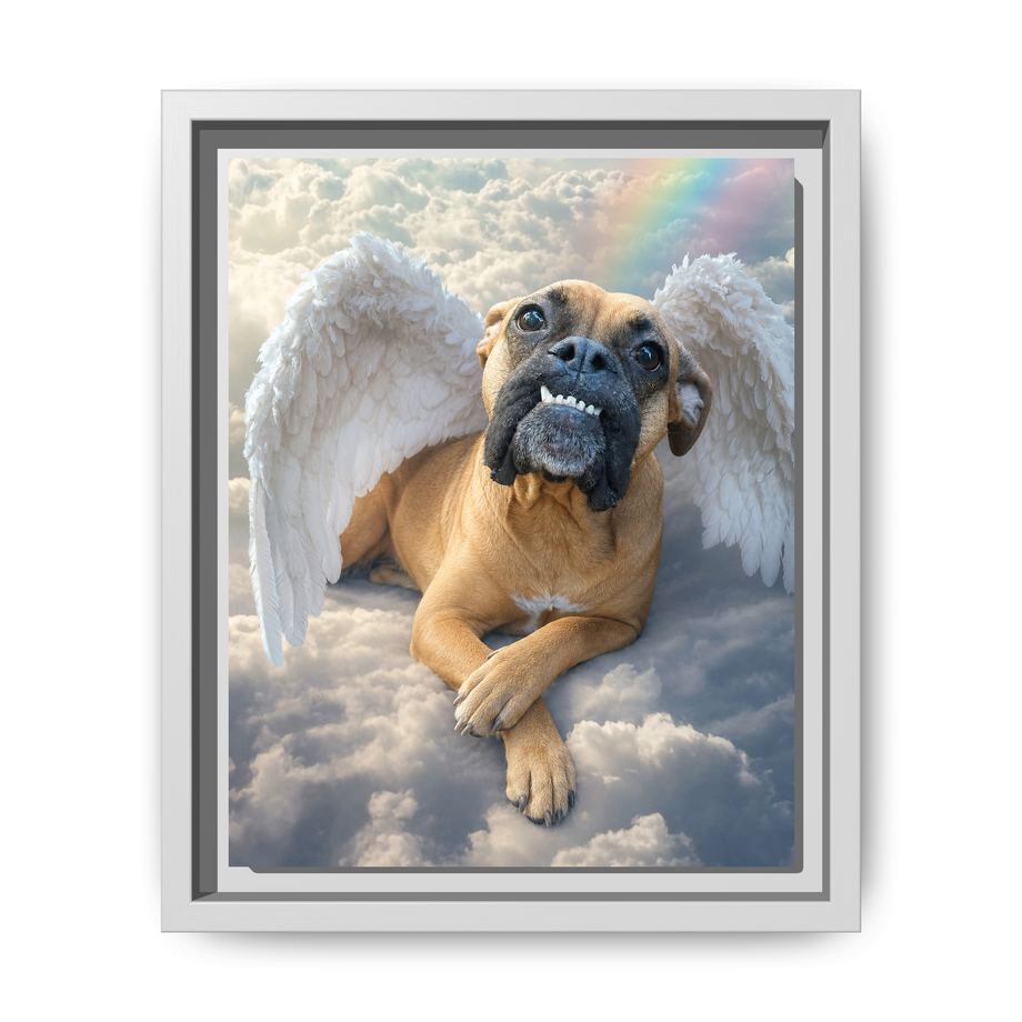 Framed 8x10 White front