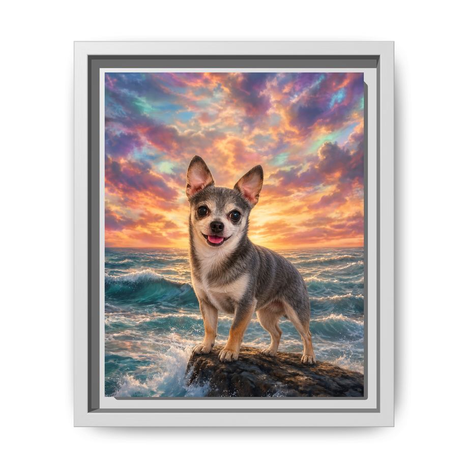 Framed 8x10 White front
