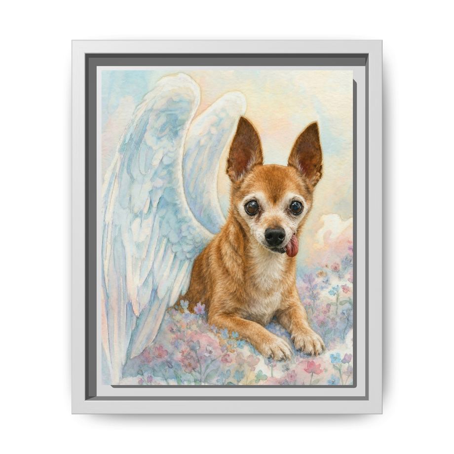 Framed 8x10 White front