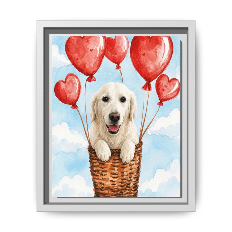 Framed 8x10 White front