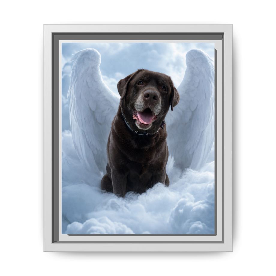Framed 8x10 White front
