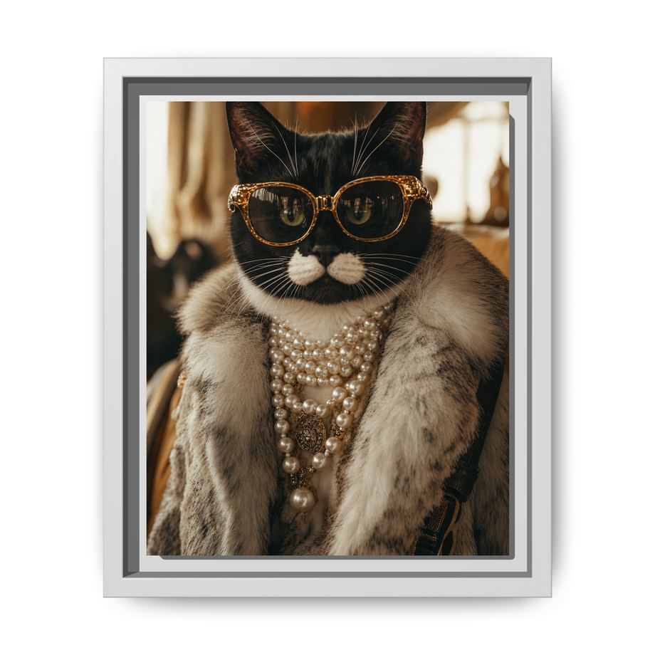 Framed 8x10 White front