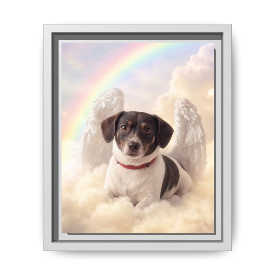 Framed 8x10 White front