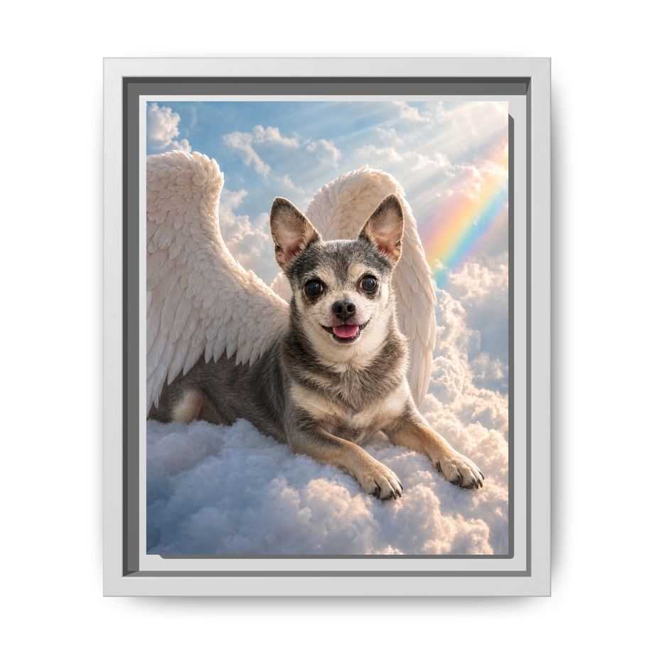 Framed 8x10 White front
