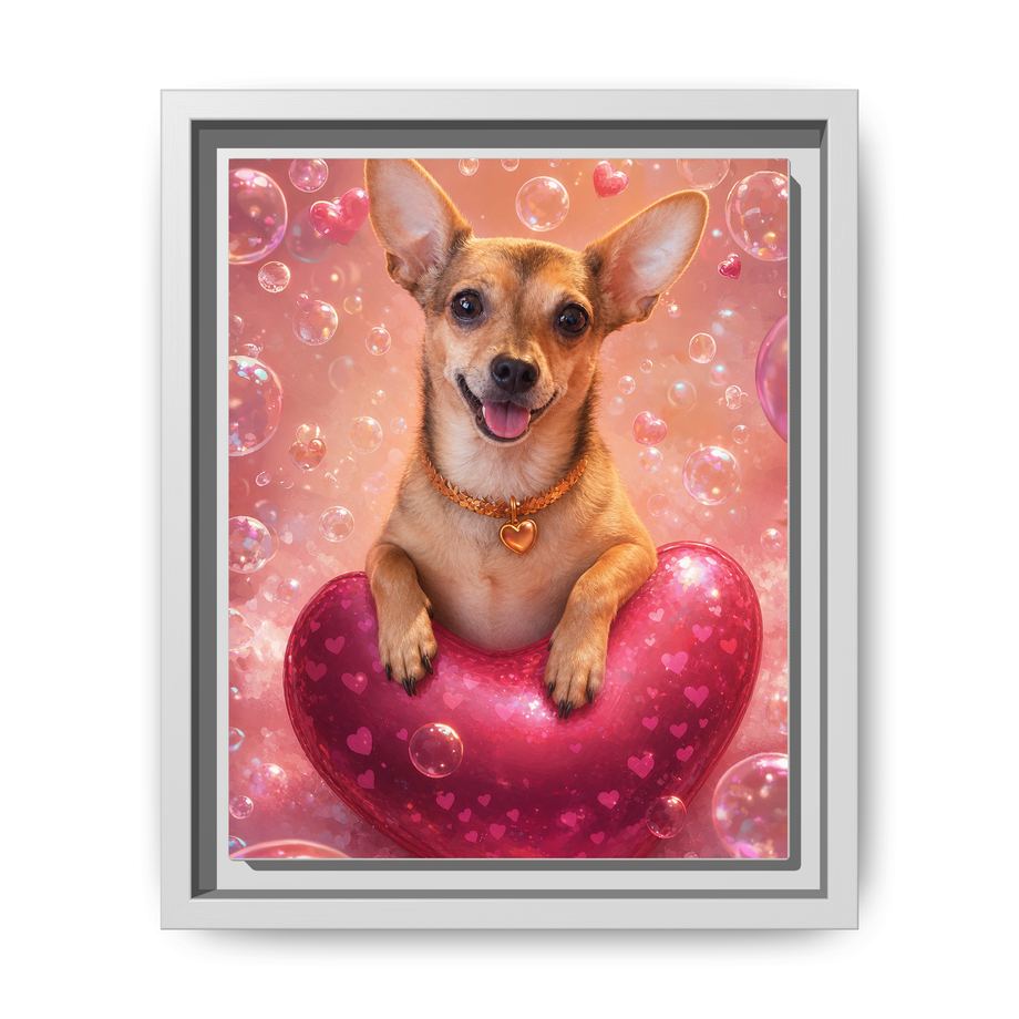 Framed 8x10 White front