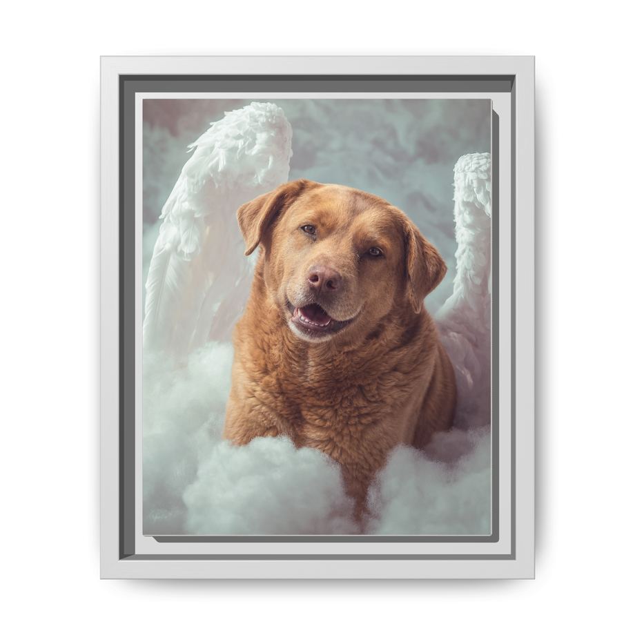 Framed 8x10 White front