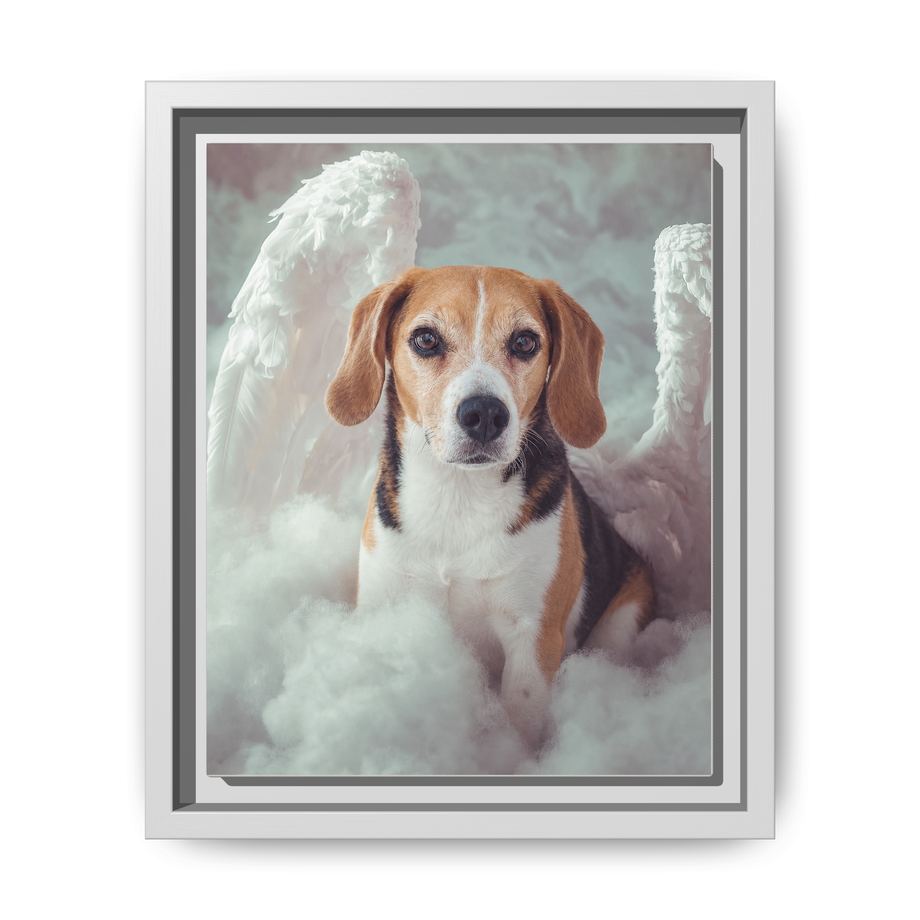 Framed 8x10 White front