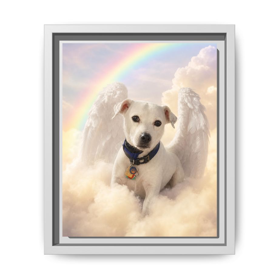 Framed 8x10 White front