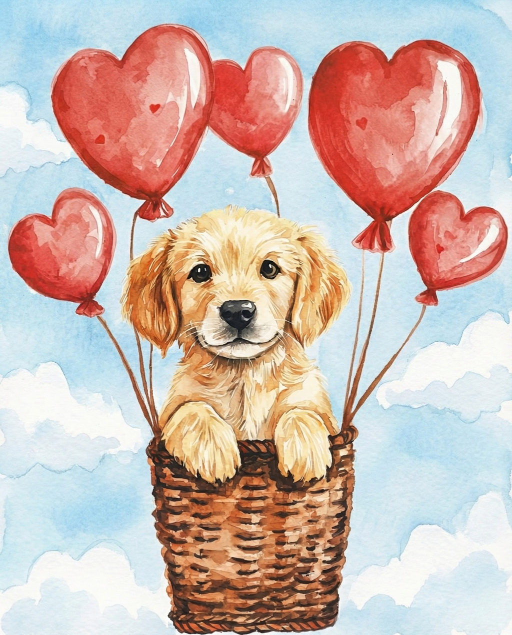 Balloon Love Paint By Numbers Kit
