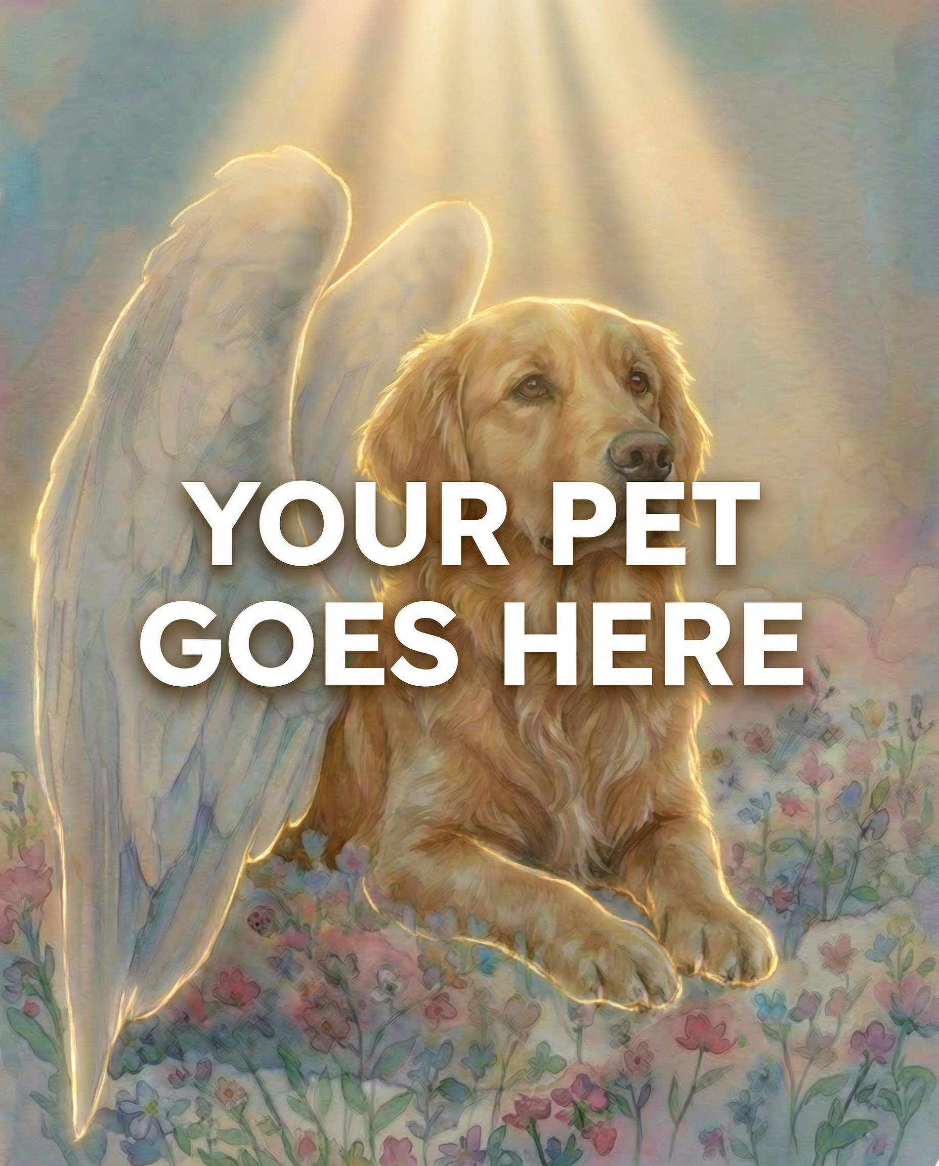 Golden Retriever Your Pet Goes Here