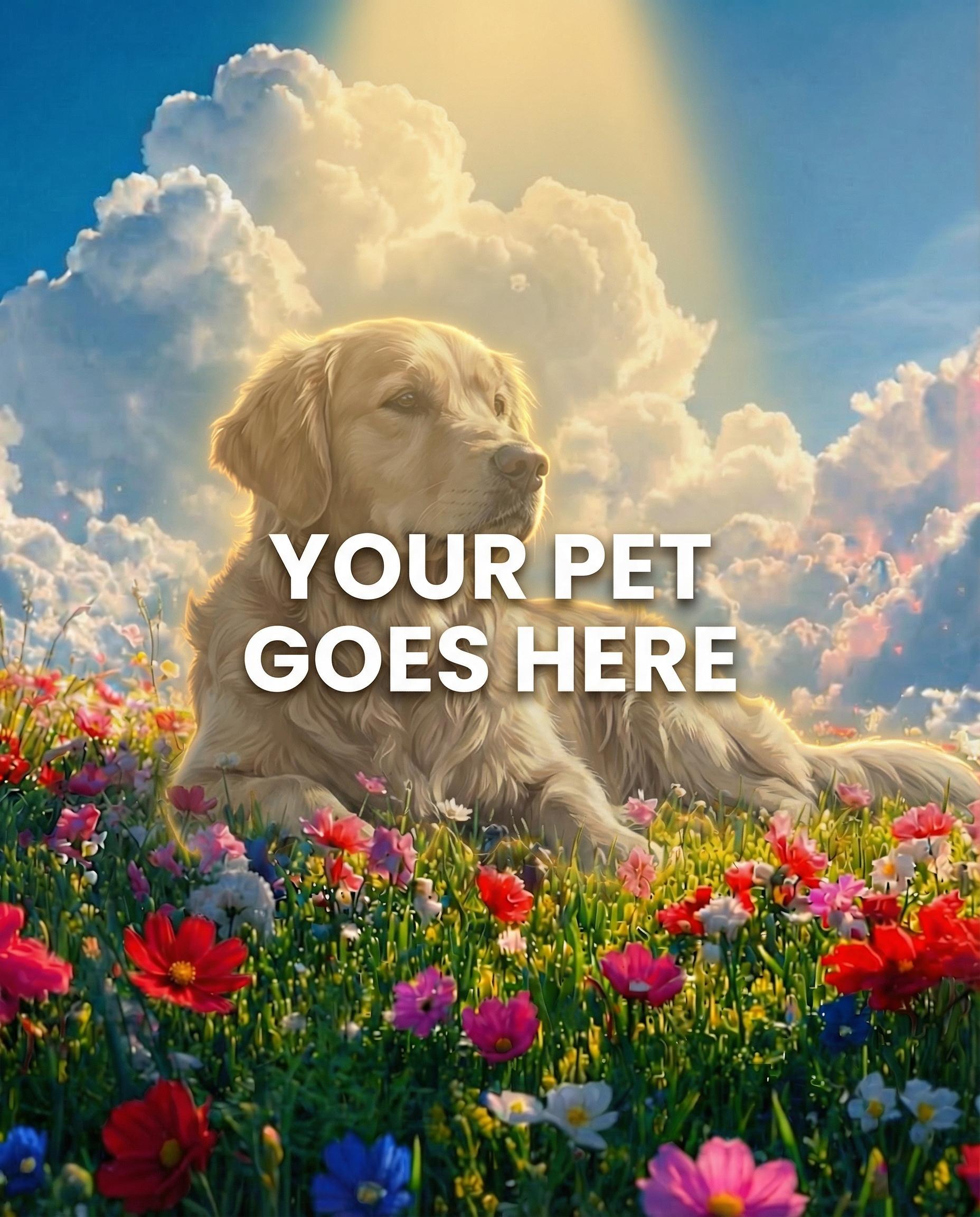 Golden Retriever Your Pet Goes Here