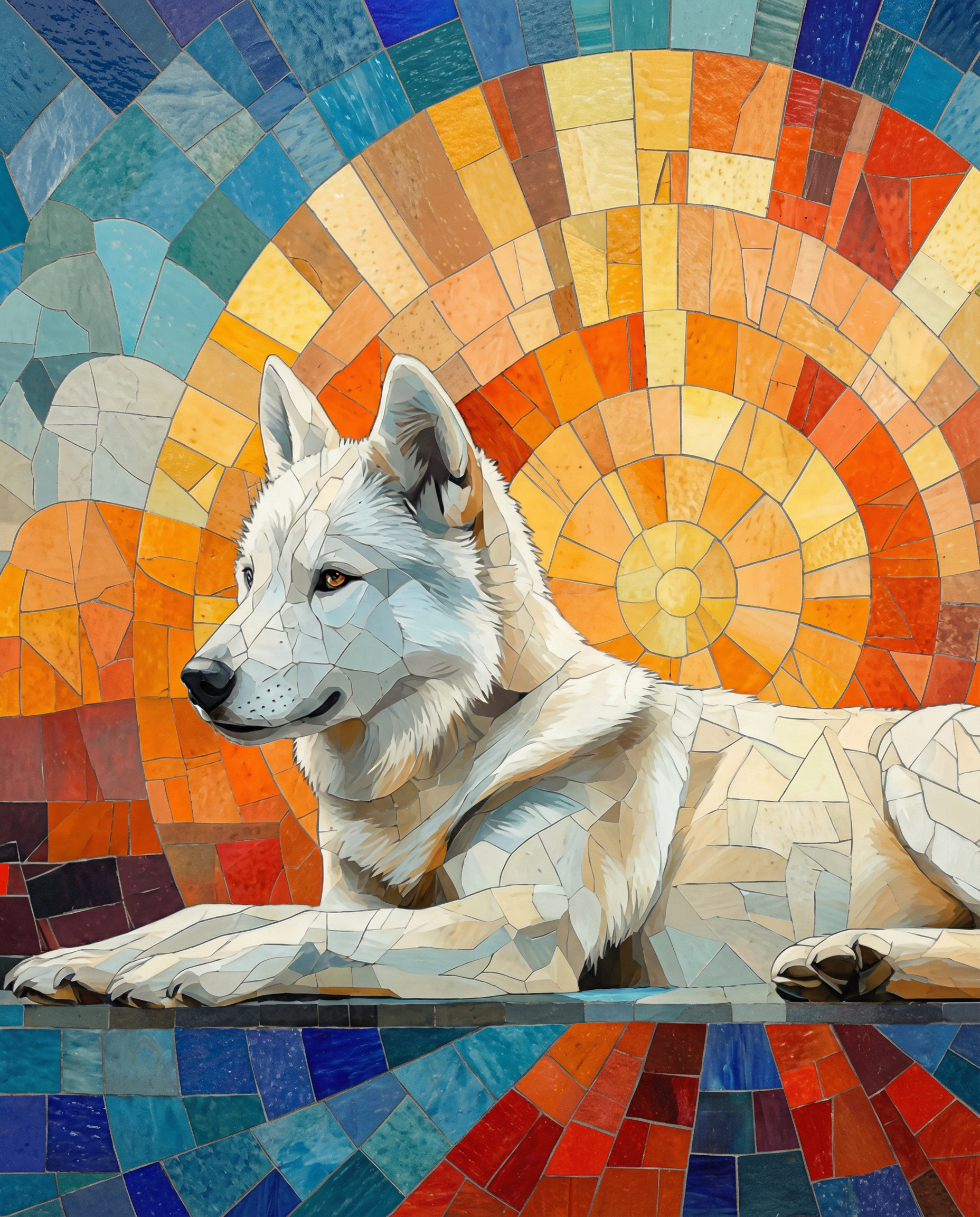 Mosaic Sunset Dream