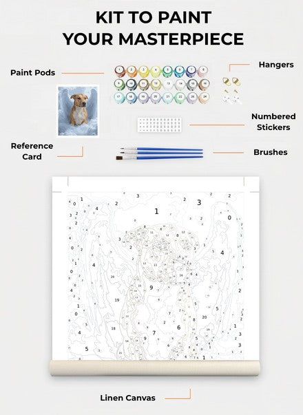 Custom Paint By Numbers Kit