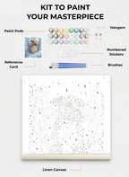 Custom Paint By Numbers Kit