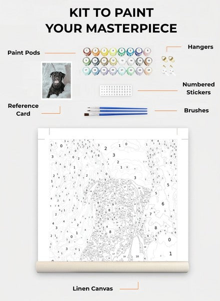 Custom Paint By Numbers Kit