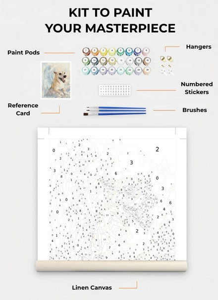 Custom Paint By Numbers Kit