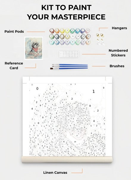 Custom Paint By Numbers Kit