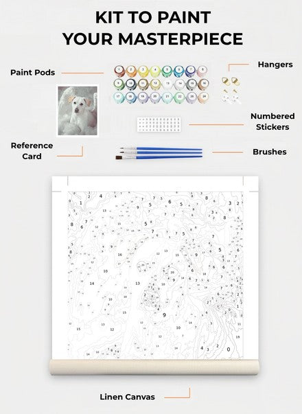 Custom Paint By Numbers Kit