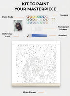 Custom Paint By Numbers Kit
