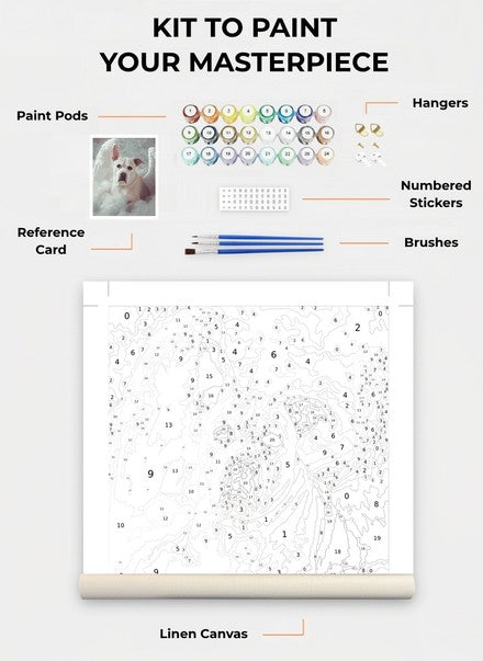 Custom Paint By Numbers Kit