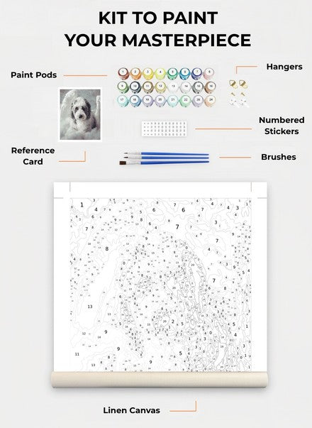 Custom Paint By Numbers Kit