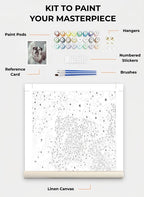Custom Paint By Numbers Kit