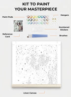 Custom Paint By Numbers Kit