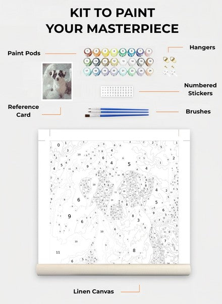 Custom Paint By Numbers Kit