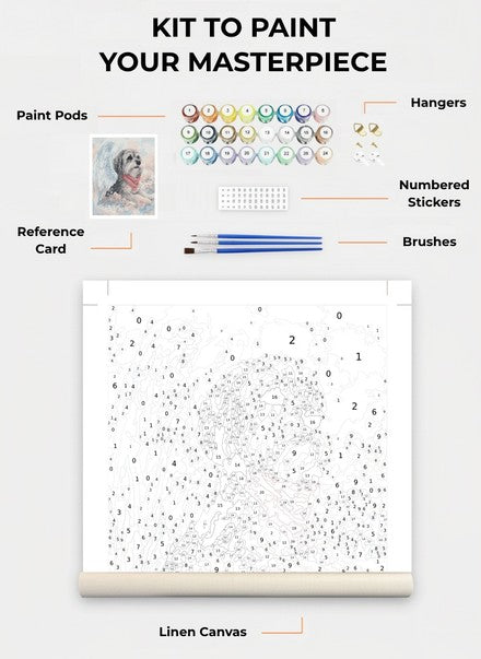 Custom Paint By Numbers Kit