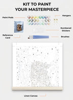 Custom Paint By Numbers Kit