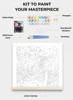 Custom Paint By Numbers Kit