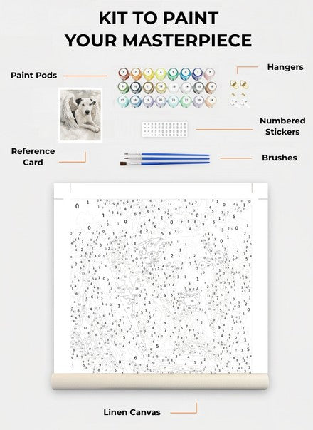 Custom Paint By Numbers Kit