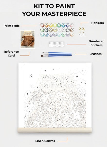Custom Paint By Numbers Kit