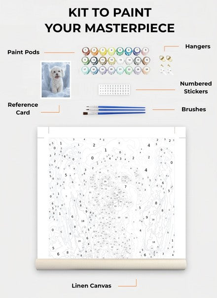 Custom Paint By Numbers Kit