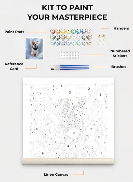 Custom Paint By Numbers Kit