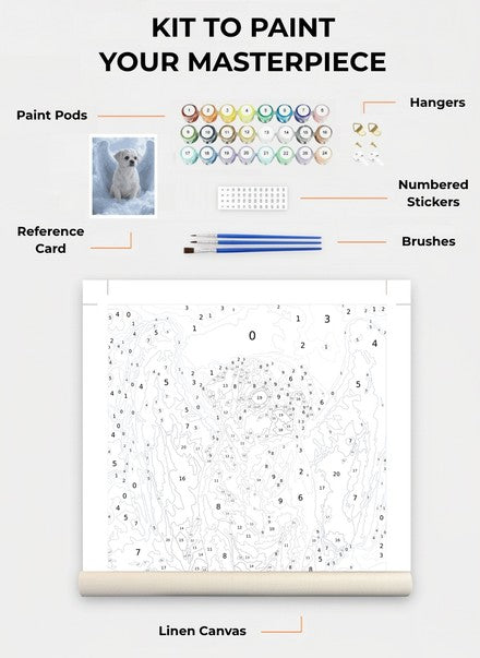 Custom Paint By Numbers Kit