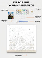 Custom Paint By Numbers Kit