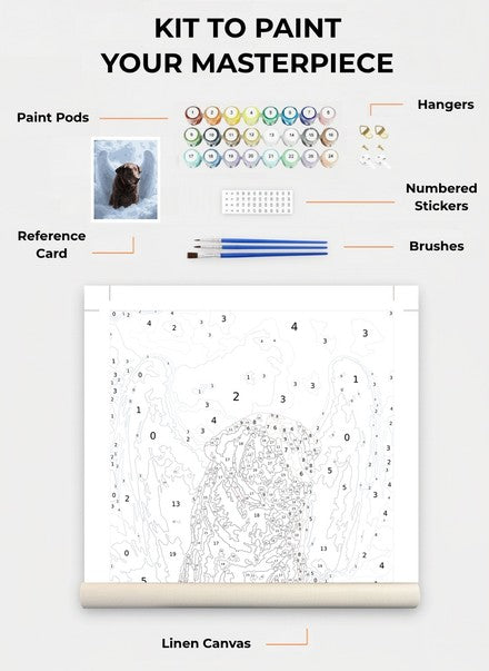 Custom Paint By Numbers Kit
