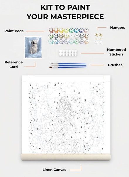 Custom Paint By Numbers Kit