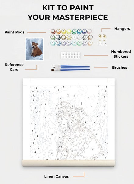 Custom Paint By Numbers Kit