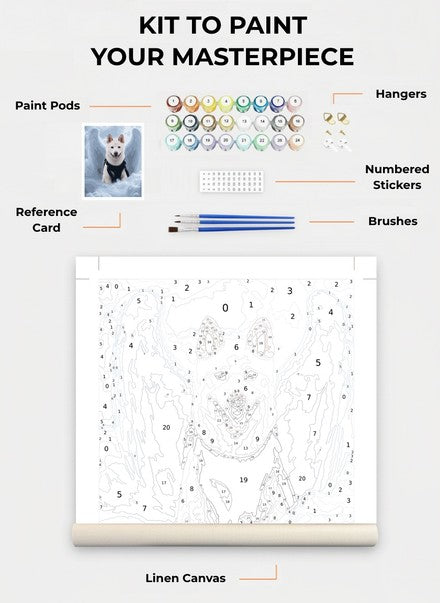 Custom Paint By Numbers Kit