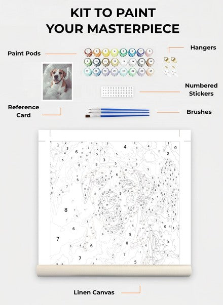 Custom Paint By Numbers Kit
