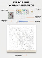 Custom Paint By Numbers Kit