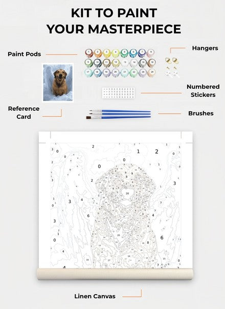 Custom Paint By Numbers Kit