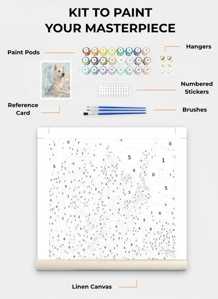 Custom Paint By Numbers Kit