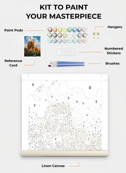 Custom Paint By Numbers Kit