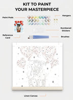 Custom Paint By Numbers Kit